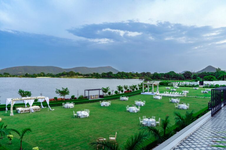 Wedding Set-up - ZANA Lake Resort, Udaipur